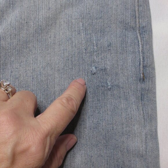 CARBON mens JEANS blue PANTS skinny FLEX zipper SIZE 29X29 - Picture 5 of 15